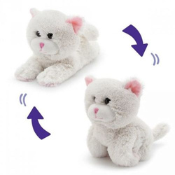 MASKOTKA ZOOKIEZ BIAŁY KOTEK - CHWYTNE ŁAPKI