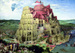 PUZZLE WIEŻA BABEL BRUEGEL 4000 EL TREFL 45001