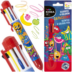 DŁUGOPIS WIELOKOLOROWY AUTOMATYCZNY ZAPACHOWY 8 KOLORÓW 8w1 KIDEA