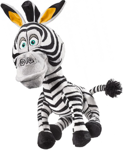 MASKOTKA PLUSZAK ZEBRA FILM MADAGASCAR MARTY 26CM
