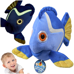 RYBKA PLUSZAK MASKOTKA PRZYTULANKA ŚWIECI W CIEMNOŚCI 20cm NIEBIESKA BAUER