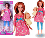 LALKA NATALIA W CIĄŻY MAMA I BOBAS NIEMOWLĘ DLA DZIEWCZYNEK 29 CM ARTYK