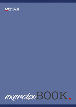 ZESZYT A5 LINIA 96 KARTEK SZKOLNY LAMINOWANA OKŁADKA OFFICE - 4 sztuki