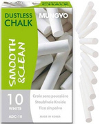 KREDA SZKOLNA NIEPYLĄCA BIAŁA MUNGYO 10 sztuk TABLICOWA TRWAŁA