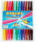 MAZAKI PISAKI FLAMASTRY DWUSTRONNE 12 KOL. - KAMET