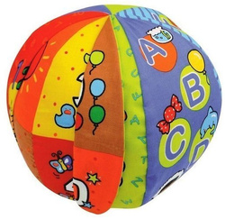 MÓWIĄCA PIŁKA EDUKACYJNA 2w1 NAUKA LICZB LITER PL