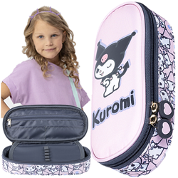 PLECAK SZKOLNY 4-KOMOROWY PIÓRNIK WOREK 3w1 ST.MAJEWSKI KRÓLIK PINK KUROMI