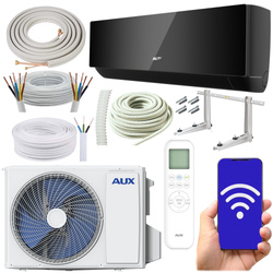 KLIMATYZATOR ŚCIENNY AUX J-SMART ART 3,6kW ZESTAW SAMODZIELNY MONTAŻ 3MB