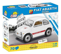 COBI FIAT ABARTH 595 1965 YOUNGTIMER POLSKIE KLOCKI SAMOCHÓD AUTO