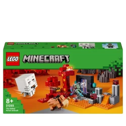 LEGO MINECRAFT ZASADZKA W PORTALU DO NETHERU KLOCKI FIGURKI 352 EL. 21255