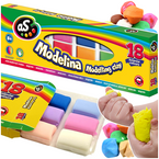 MODELINA SZKOLNA DLA DZIECI 18 KOLORÓW ELASTYCZNA ASTRA AS