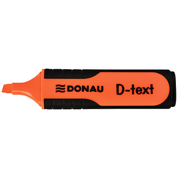 ZAKREŚLACZ MARKER FLUORESCENCYJNY ŚCIĘTY DONAU D-TEXT FLUO POMARAŃCZOWY