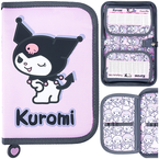 PIÓRNIK SZKOLNY DWUKLAPKOWY ROZKŁADANY ST.MAJEWSKI KRÓLIK PINK KUROMI