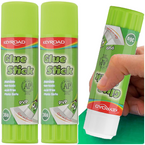 KLEJ W SZTYFCIE 36g KEYROAD PVP BIAŁY ZMYWALNY BIUROWY SZKOLNY - 2 szt.