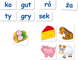 GRA EDUKACYJNA UKŁADANKA SYLABY - ADAMIGO