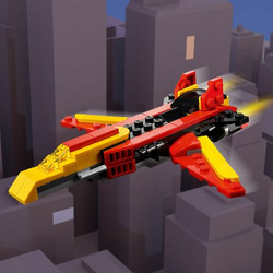 LEGO CREATOR 3W1 SUPER ROBOT SMOK ODRZUTOWIEC 159EL. RUCHOME ELEMENTY 31124