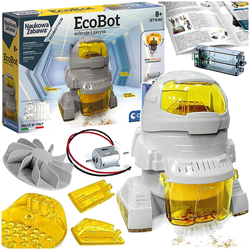 ROBOT INTERAKTYWNY DO ZŁOŻENIA ECOBOT ODKURZACZ NAUKOWA ZABAWA CLEMENTONI