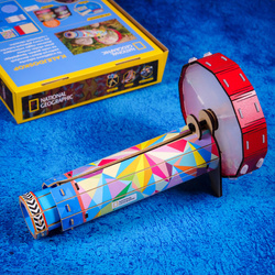 PUZZLE 3D KALEJDOSKOP ZESTAW KONSTRUKCYJNY NATIONAL GEOGRAPHIC CUBIC FUN