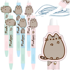 PUSHEEN DŁUGOPIS WYMAZYWALNY ŚCIERALNY AUTOMATYCZNY NIEBIESKI - 6 sztuk