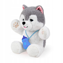 PIESEK INTERAKTYWNY HUSKY NAGRYWA ODTWARZA CZUJNIKI DOTYKU KOŁYSANKI DUMEL