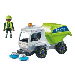 PLAYMOBIL CITY ACTION ZAMIATARKA CIĘŻARÓWKA POJAZD FIGURKA 30 EL. 71432