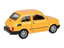 SAMOCHÓD WELLY PRL 1:34 FIAT 126P MALUCH ŻÓŁTY