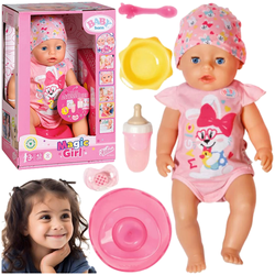LALKA INTERAKTYWNA MAGICZNA DZIEWCZYNA BOBAS NA NOCNIKU 43CM BABY BORN