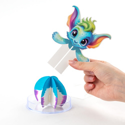 MAGICZNY BAŚNIOWY STWOREK Z KRYSZTAŁKÓW KREATYWNY EKSPERYMENT KIDEA