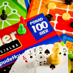 GRY PLANSZOWE LOGICZNE STRATEGICZNE RODZINNE 100 GIER LUDOTECA LISCIANI