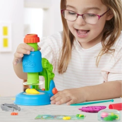 PLAY-DOH CIASTOLINA ZESTAW KREATYWNY MIKROSKOP ZE ŚWIATEŁKIEM HASBRO