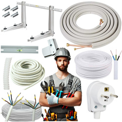 KLIMATYZATOR ŚCIENNY AUX Q-SMART ECO 3,5 kW ZESTAW DO MONTAŻU 3MB - 4 szt.