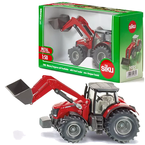 MASSEY FERGUSON Z ŁADOWARKĄ TRAKTOR METALOWY SIKU FARMER 1985 1:50