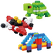 KLOCKI MAŁYCH GENIUSZY KONSTRUKCYJNE EDUKACYJNE KOLOROWE 160 EL. ASKATO