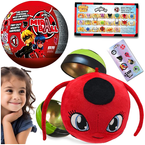 MIRACULOUS BIEDRONKA I CZARNY KOT MIRABALL MASKOTKA PLUSZAK NIESPODZIANKA