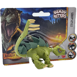 JURASSIC WORLD DINOZAUR STEGOZAUR MATTEL BENDY BITERS GIĘTKA FIGURKA