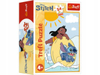 PUZZLE MINI 54 ELEMENTY STITCH I JEGO ŚWIAT UKŁADANKA TREFL 19811