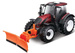 TRAKTOR METALOWY VALTRA N174 PŁUG ŚNIEŻNY POJAZD ROLNICZY BBURAGO 1/32