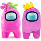 AMONG US MASKOTKA PLUSZAK CREWMATE RÓŻOWY 30 CM IMPOSTOR 2w1 PRZYTULANKA