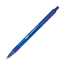 DŁUGOPIS AUTOMATYCZNY NIEBIESKI BIUROWY 1mm BIC ROUND STIC CLIC - 20 szt.