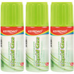 KLEJ W PŁYNIE KEYROAD Z GĄBCZASTĄ KOŃCÓWKĄ TRANSPARENTNY 30 ml 3 sztuki