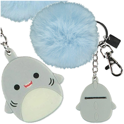 SQUISHMALLOWS BRELOK PLUSZOWY ZAWIESZKA POMPON DO KLUCZY REKIN GORDON