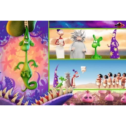 PUZZLE MAXI 24 CIEKAWSKI SMOK DIPLODOK DUŻE ELEMENTY UKŁADANKA TREFL 14376