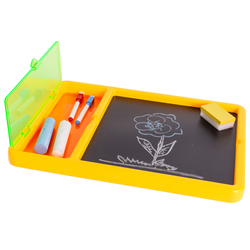 TABLICA DWUSTRONNA KREDOWA ZMAZYWALNA POJEMNIK NA PRZYBORY PISAKI ASKATO