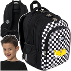 PLECAK SZKOLNY 4-KOMOROWY ST.RIGHT MAJEWSKI BP-58 SZACHOWNICA PIESEK CORGI