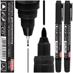 MARKER PERMAMENTNY DO PŁYT CD/DVD DWUSTRONNY CZARNY TO-321 TOMA - 2 szt.