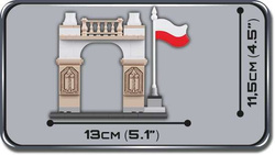 KLOCKI COBI NIEPODLEGŁOŚĆ JÓZEF PIŁSUDSKI 2980