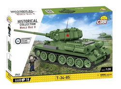 KLOCKI COBI CZOŁG RADZIECKI ARMIA WW2 T-34-85 2542
