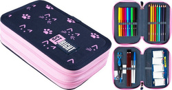 PIÓRNIK PODWÓJNY Z WYP KOCIE ŁAPKI KOTKI ST.RIGHT