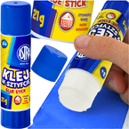 KLEJ W SZTYFCIE SZKOLNY BIUROWY ZMYWALNY BEZBARWNY BARDZO MOCNY 21g ASTRA