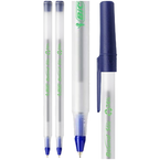 DŁUGOPIS ECO ROUND STIC NIEBIESKI 1mm SZKOLNY BIUROWY BIC - 2 sztuki